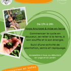 Yoga a la ferme - ancrages/ plantation